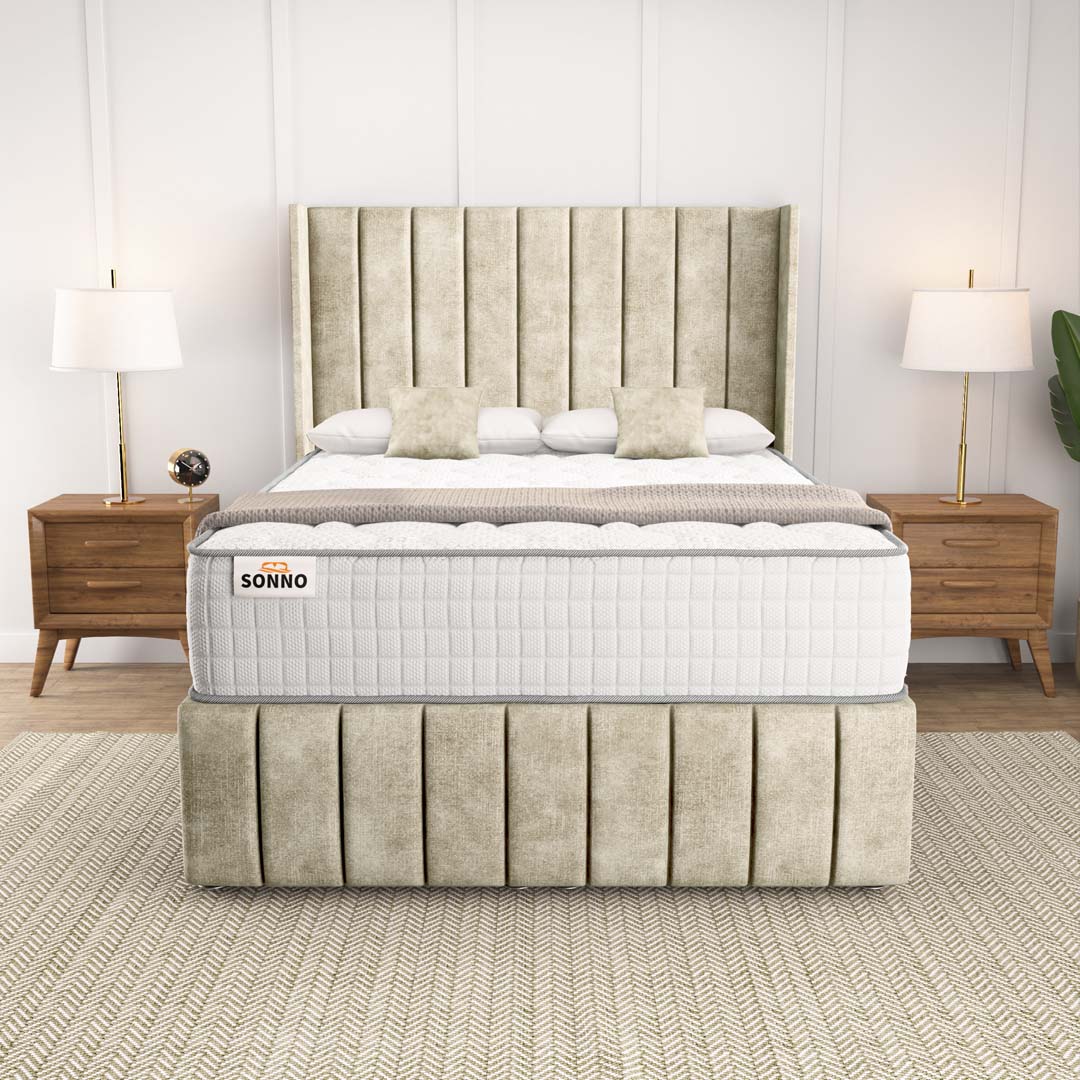 Cidra Wingback Ottoman Divan Bed