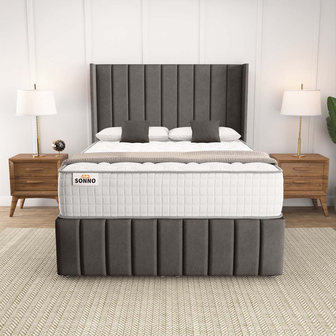 Cidra Wingback Ottoman Divan Bed