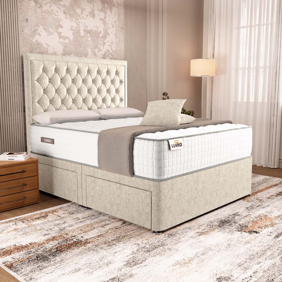 Madrid Chesterfield Divan Bed