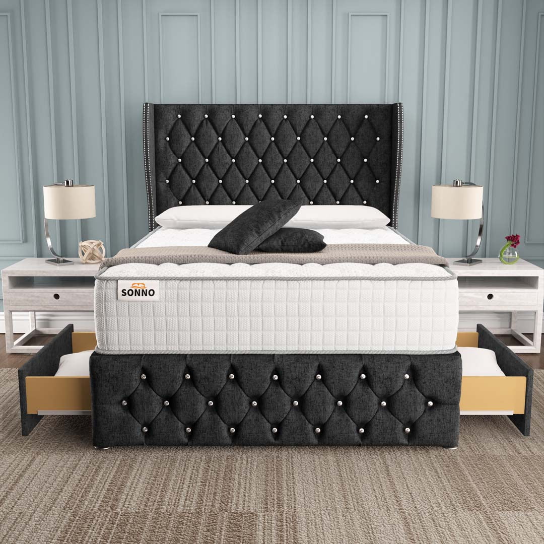 Monaco Wingback Divan Bed