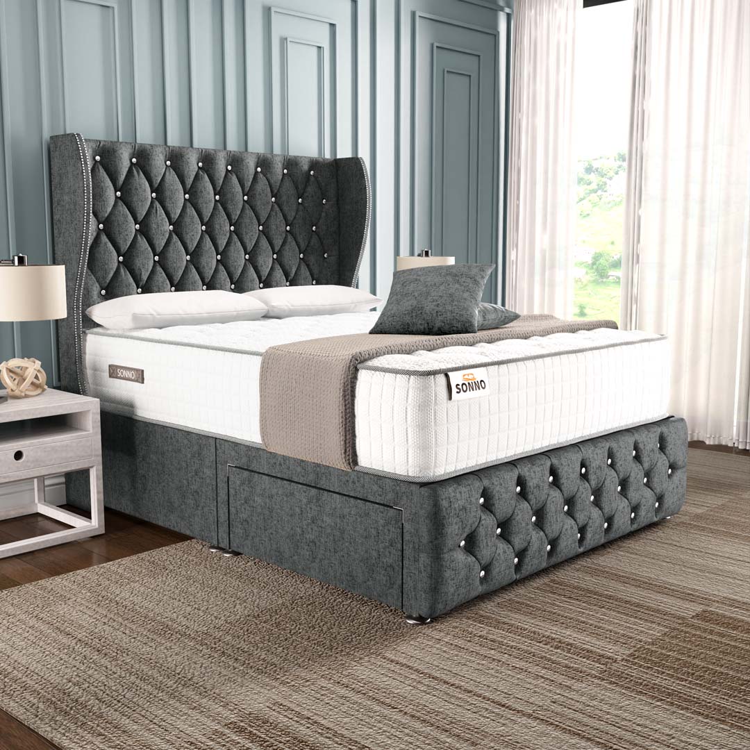 Monaco Wingback Divan Bed