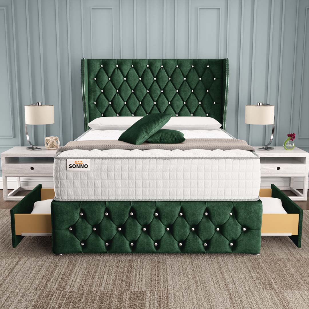 Monaco Wingback Divan Bed
