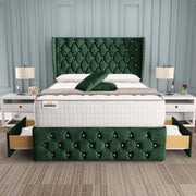 Monaco Wingback Divan Bed