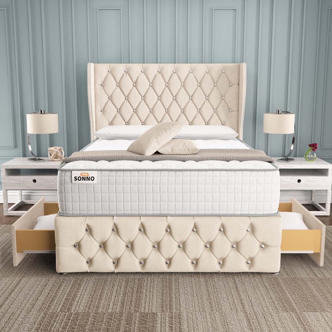 Monaco Wingback Divan Bed