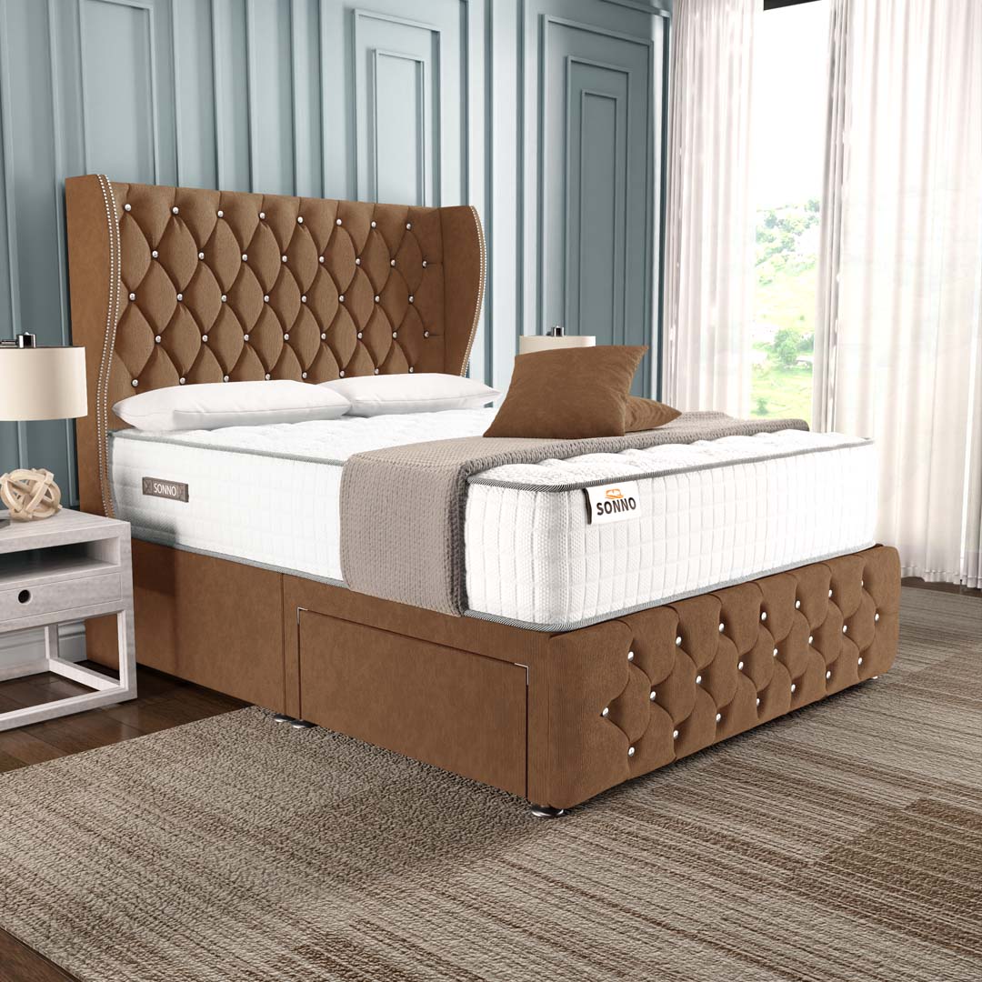 Monaco Wingback Divan Bed