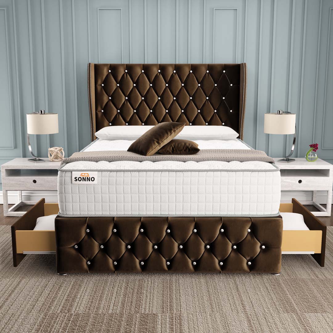 Monaco Wingback Divan Bed