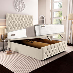 Cream Plush Velvet