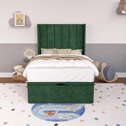 Prague Kids Wingback Ottoman Divan Bed