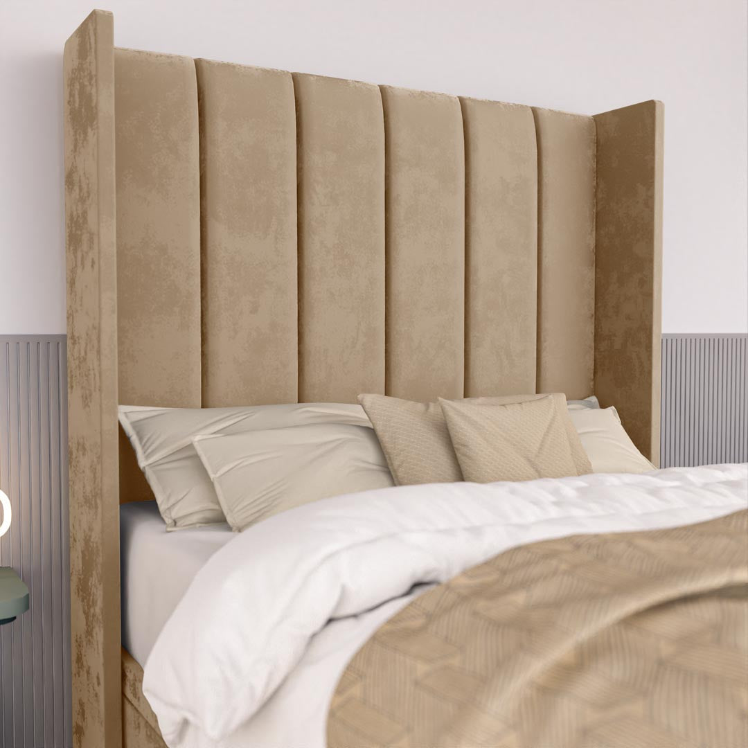 Prague Kids Wingback Ottoman Divan Bed