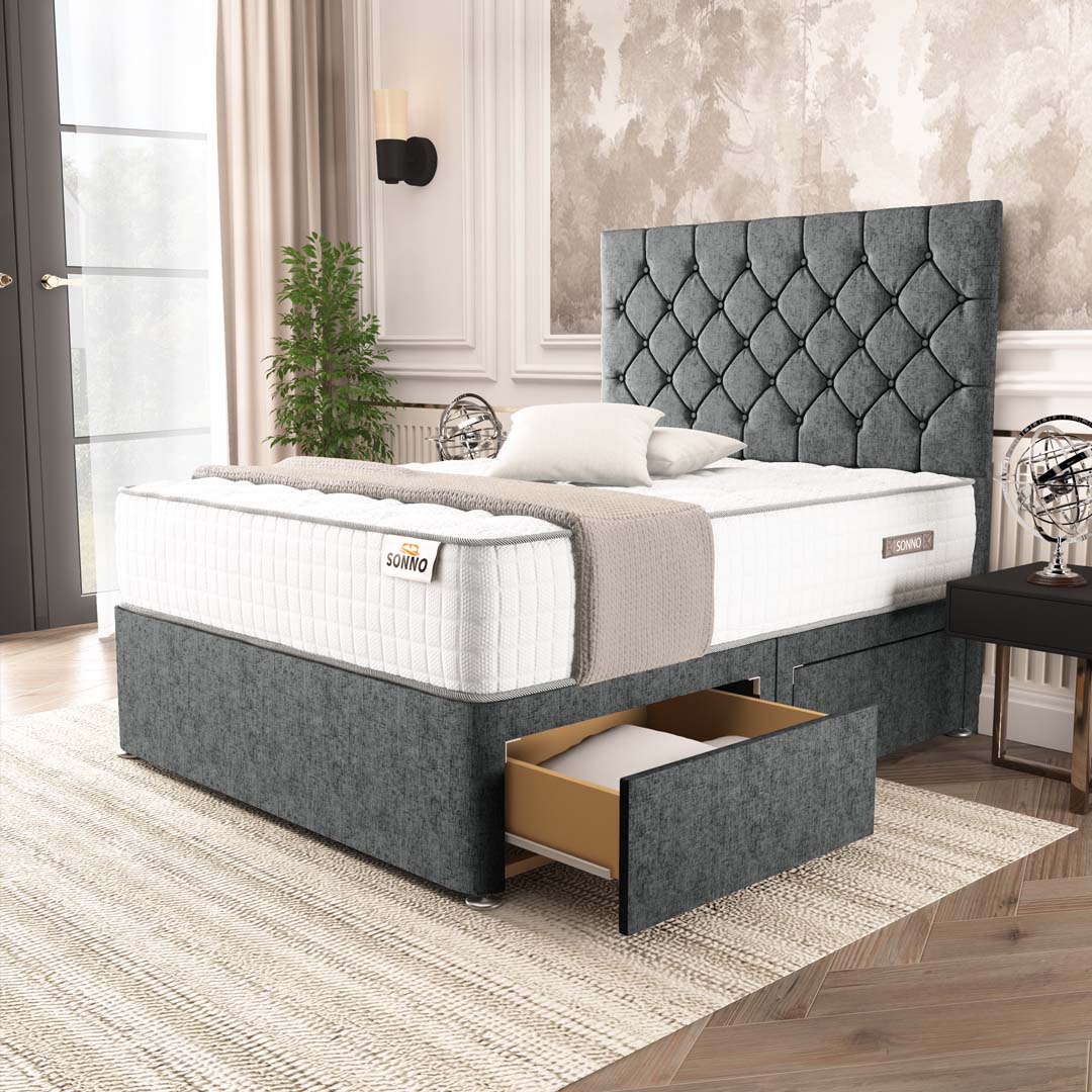 Seville Chesterfield Divan Bed