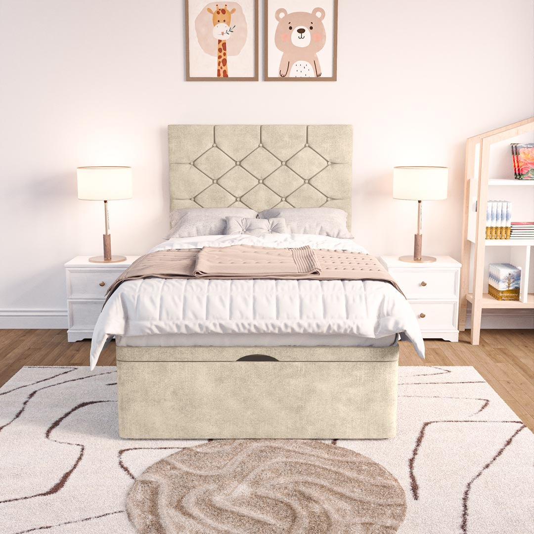Seville Kids Chesterfield Ottoman Divan Bed