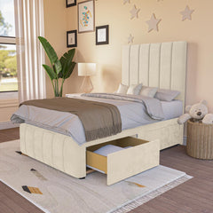 Cream Plush Velvet