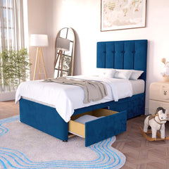 Blue Plush Velvet