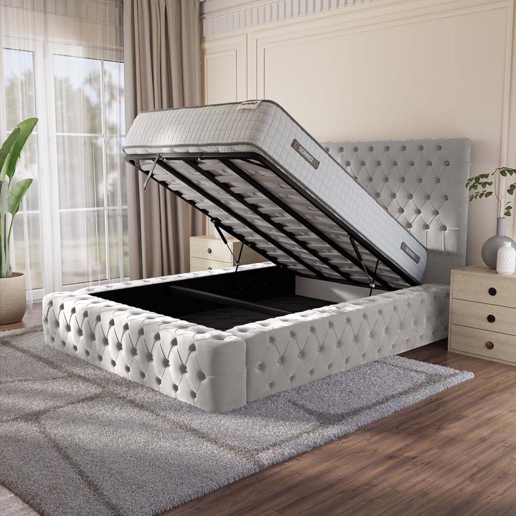 Ambassador Upholstered Ottoman Bed