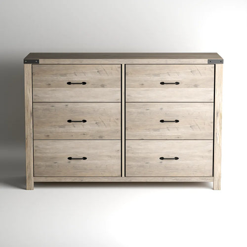 Ashford 3+3 Drawers Chest - Ashgrey