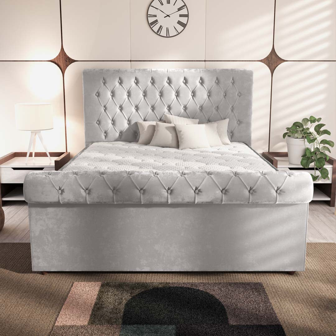 Berlin Upholstered Ottoman Bed