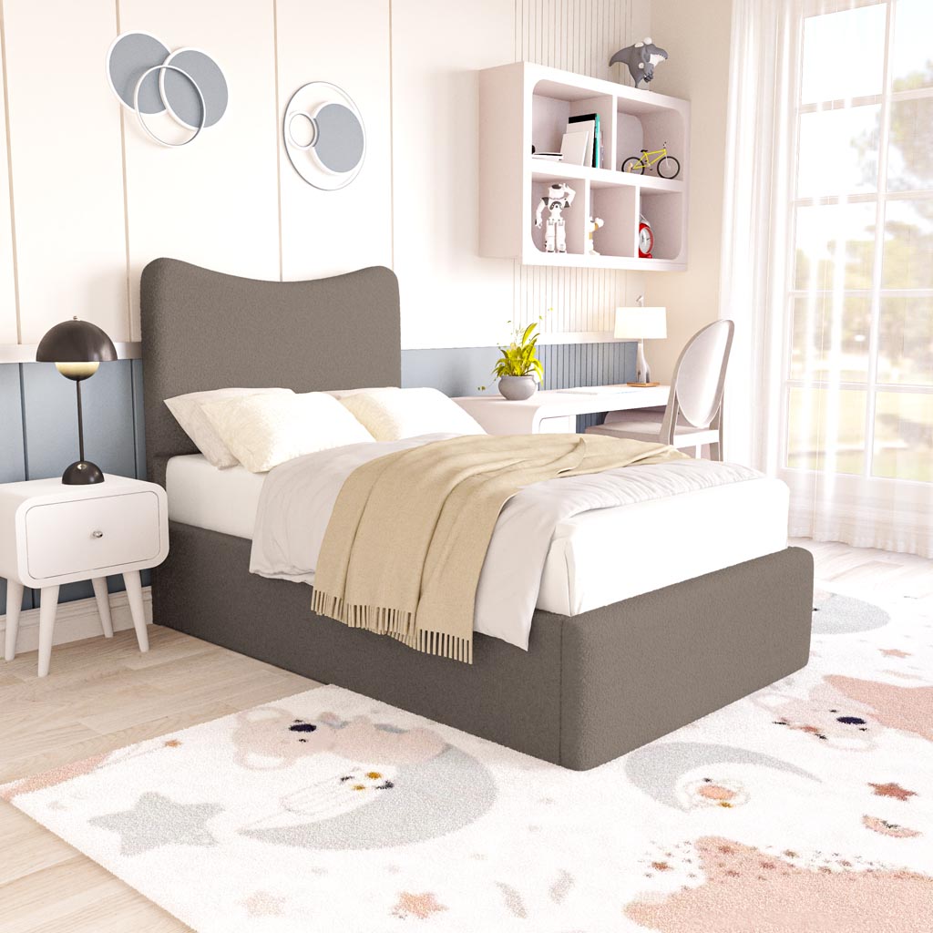 Cairo Kids Upholstered Ottoman Bed