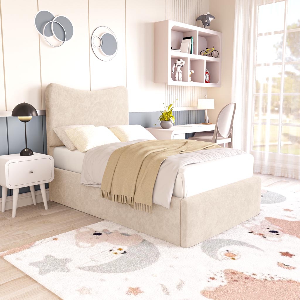 Cairo Kids Upholstered Ottoman Bed