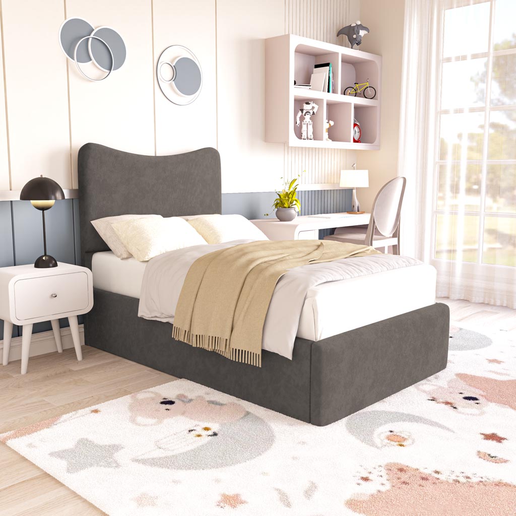 Cairo Kids Upholstered Ottoman Bed