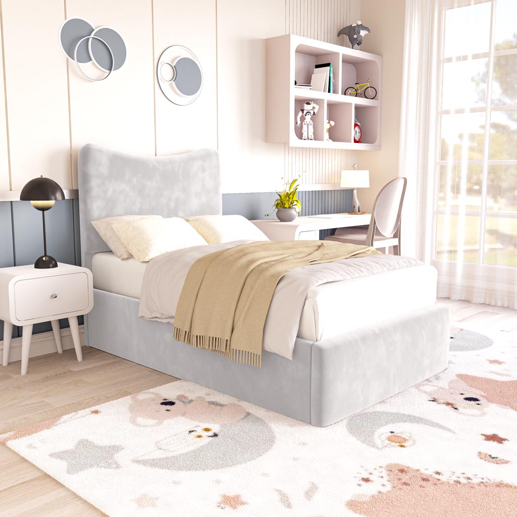 Cairo Kids Upholstered Ottoman Bed