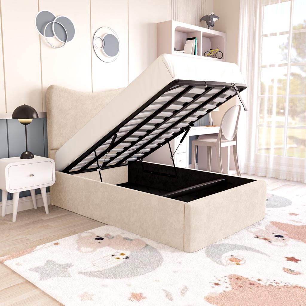 Cairo Kids Upholstered Ottoman Bed
