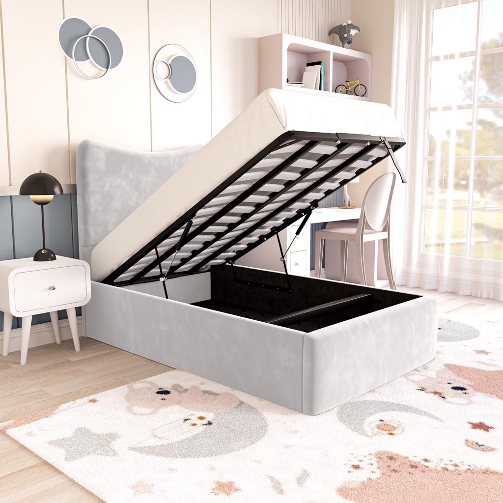 Cairo Kids Upholstered Ottoman Bed