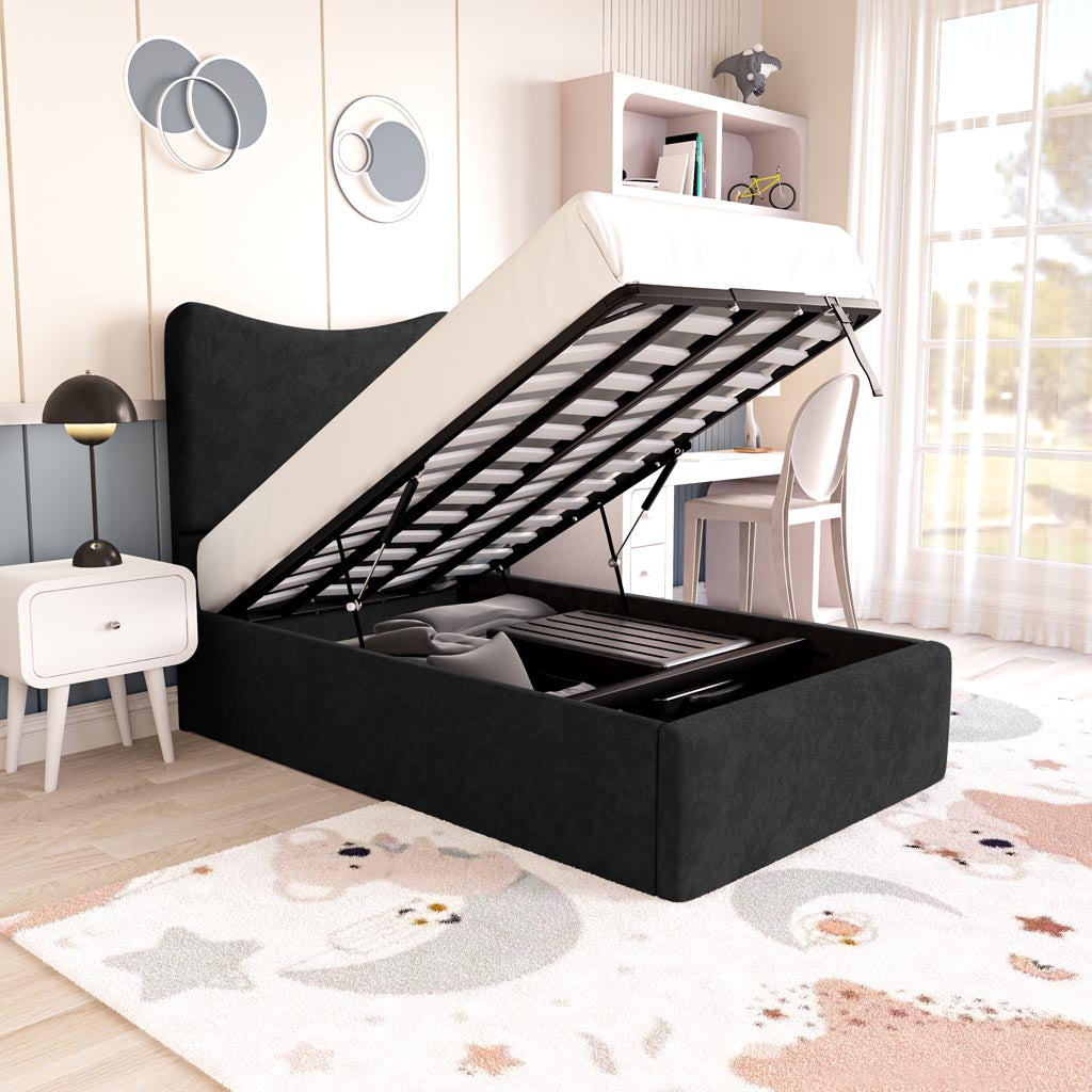 Cairo Kids Upholstered Ottoman Bed