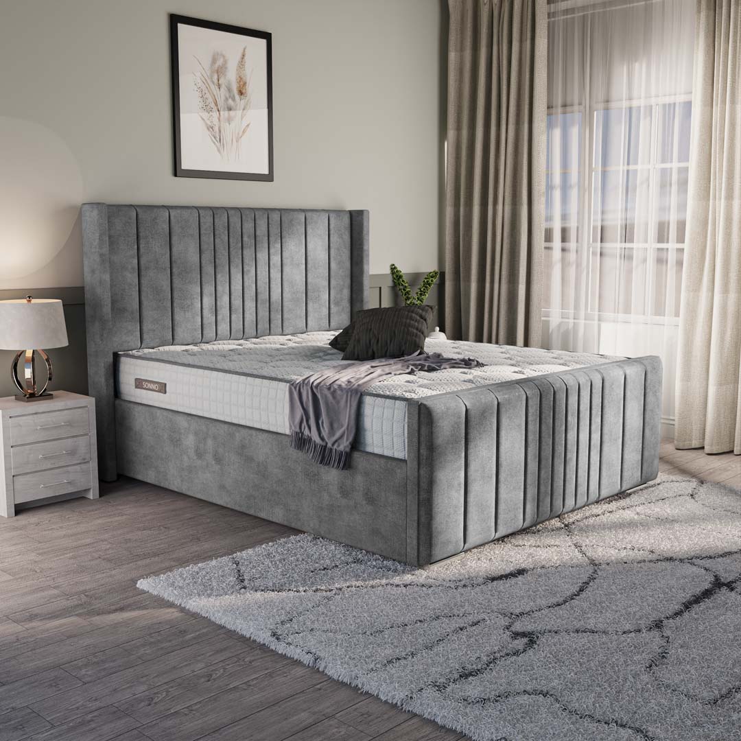 Cambridge Upholstered Ottoman Bed