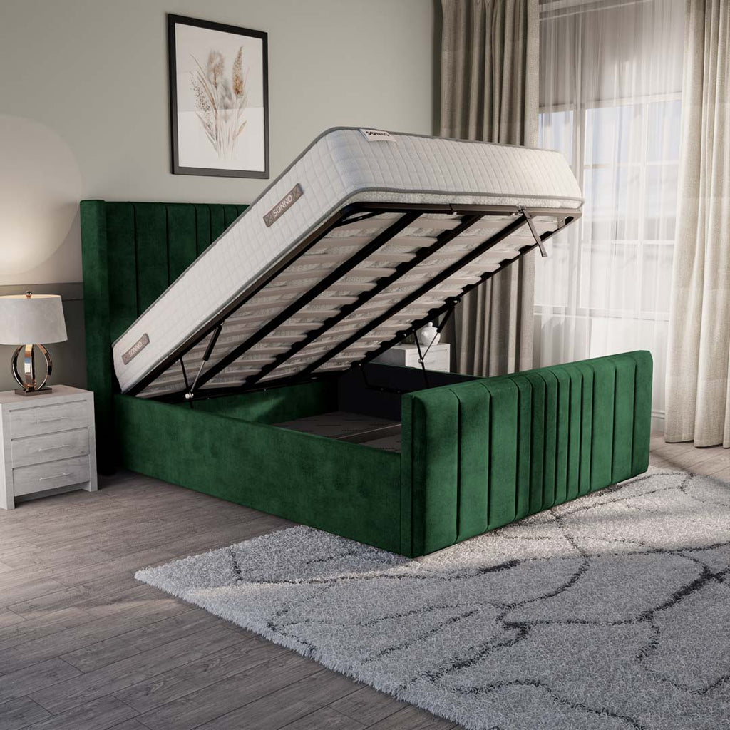 Cambridge Upholstered Ottoman Bed