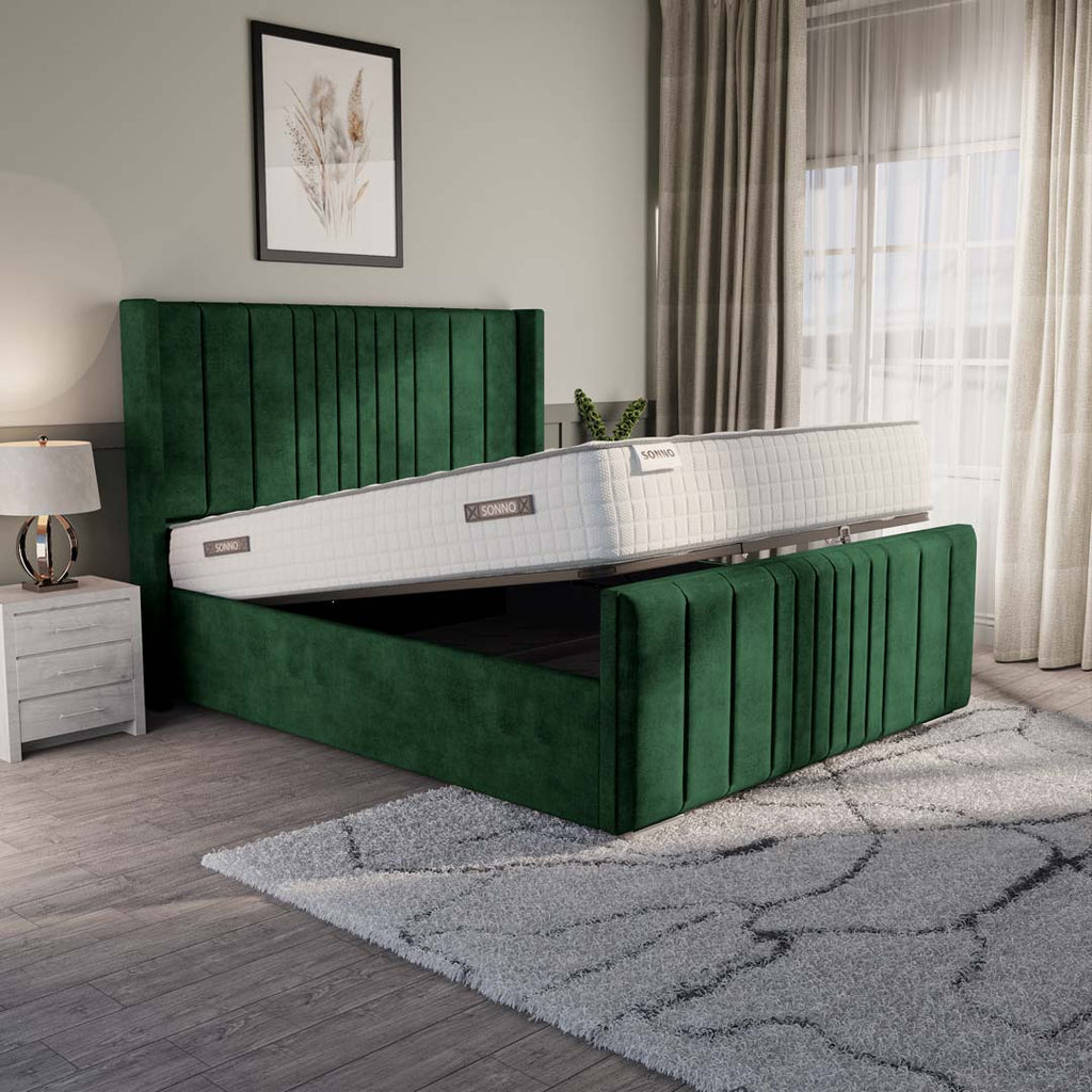 Cambridge Upholstered Ottoman Bed