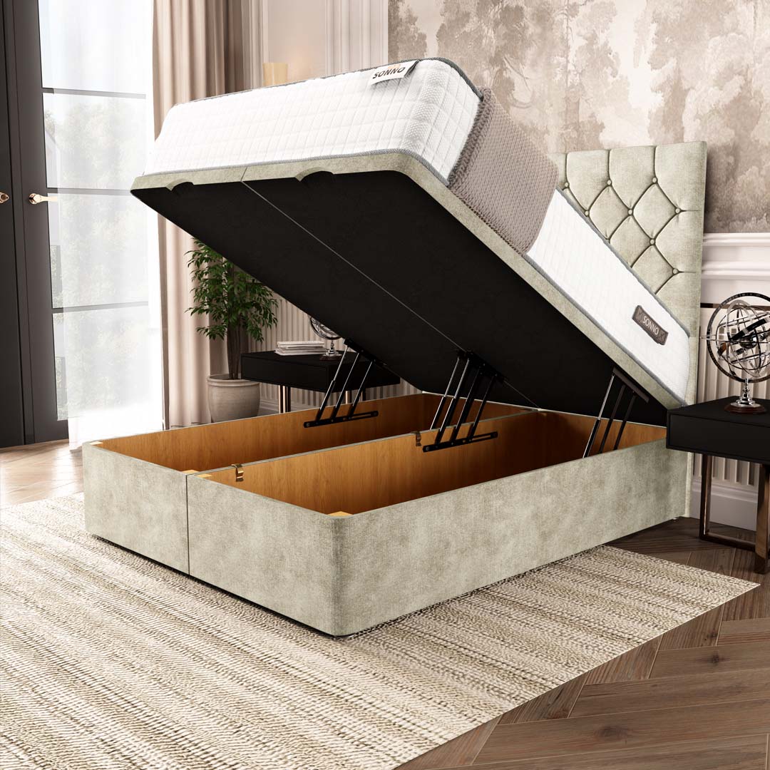 Seville Chesterfield Ottoman Divan Bed
