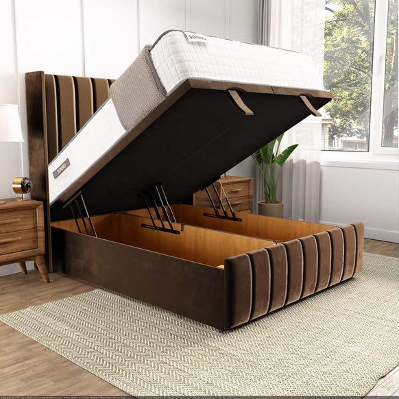 Cidra Wingback Ottoman Divan Bed