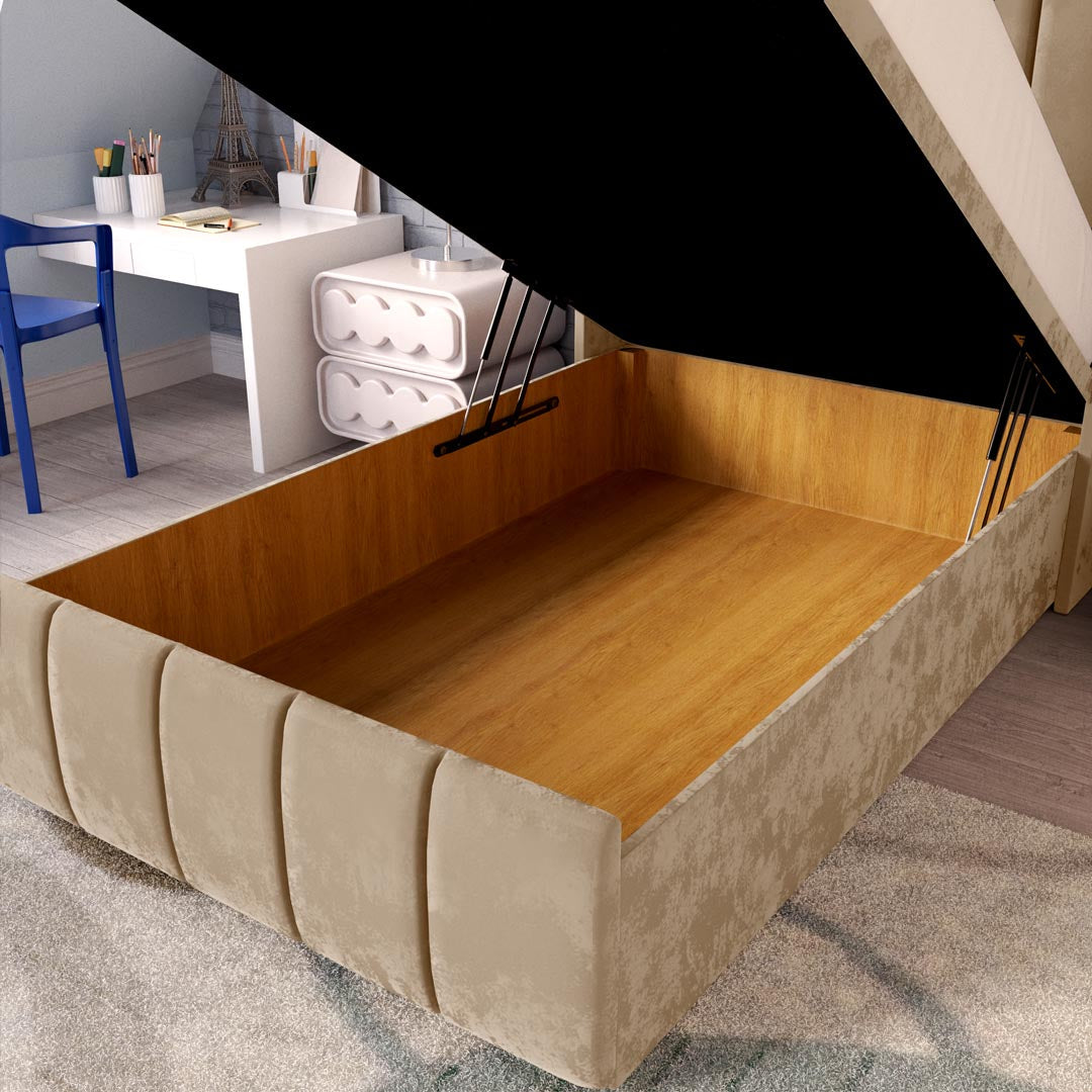 Cidra Kids Wingback Ottoman Divan Bed