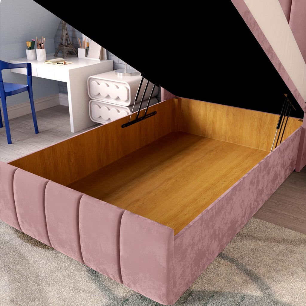 Cidra Kids Wingback Ottoman Divan Bed