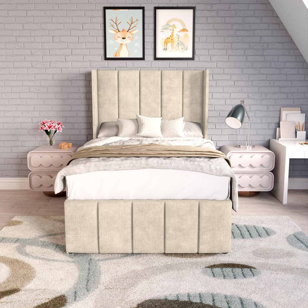 Cidra Kids Wingback Ottoman Divan Bed