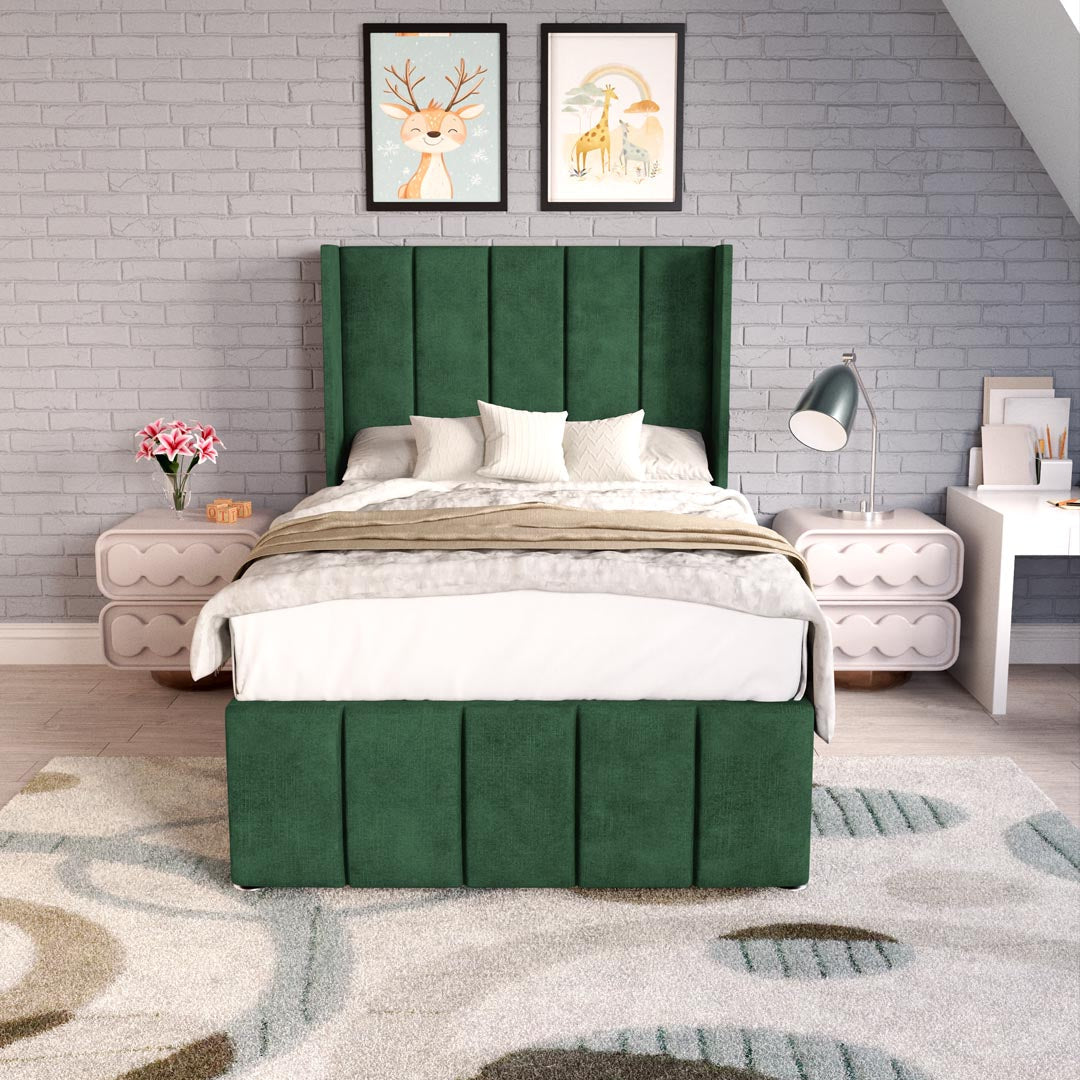 Cidra Kids Wingback Ottoman Divan Bed