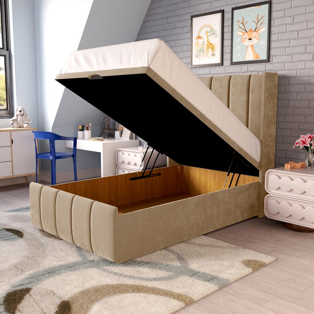 Cidra Kids Wingback Ottoman Divan Bed
