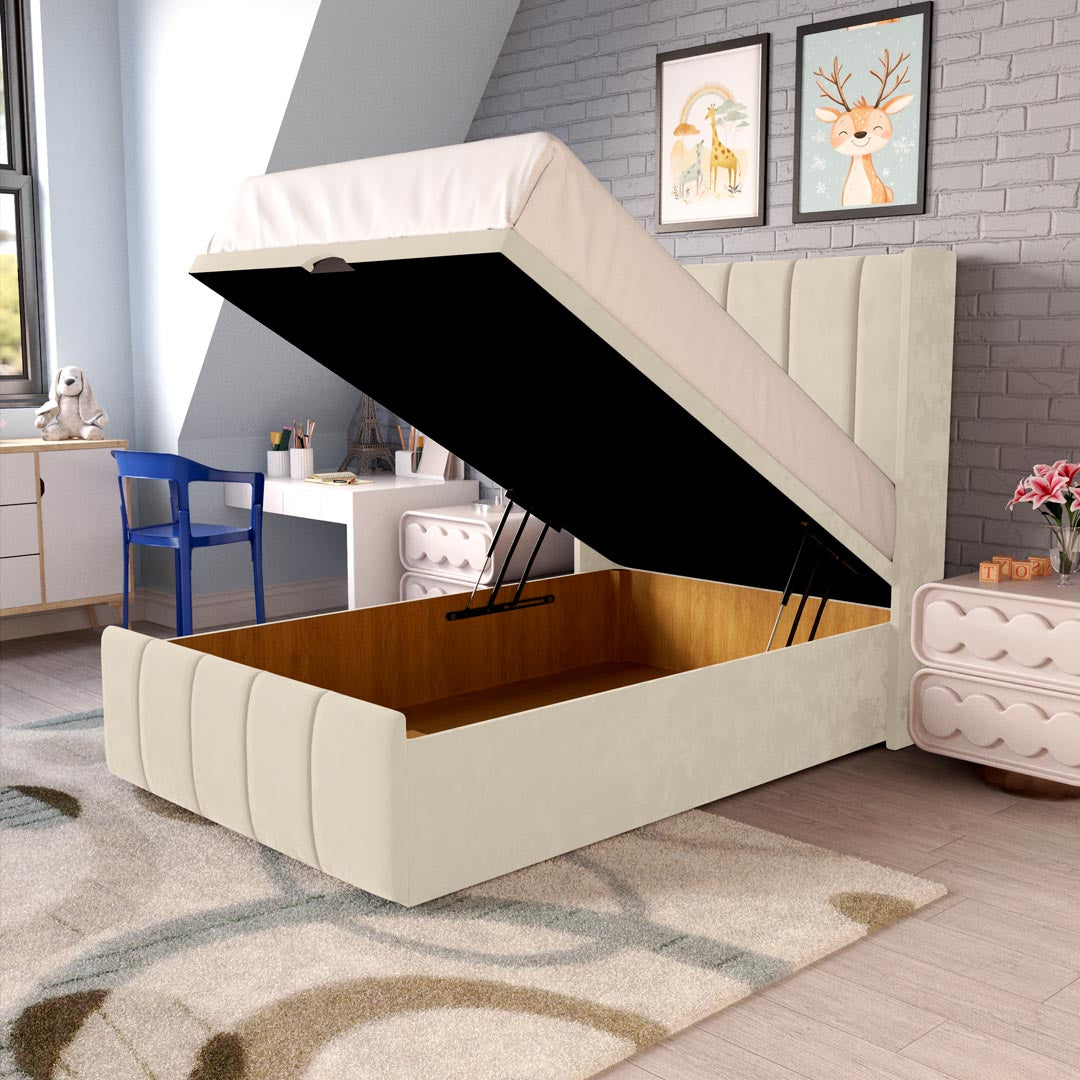 Cidra Kids Wingback Ottoman Divan Bed