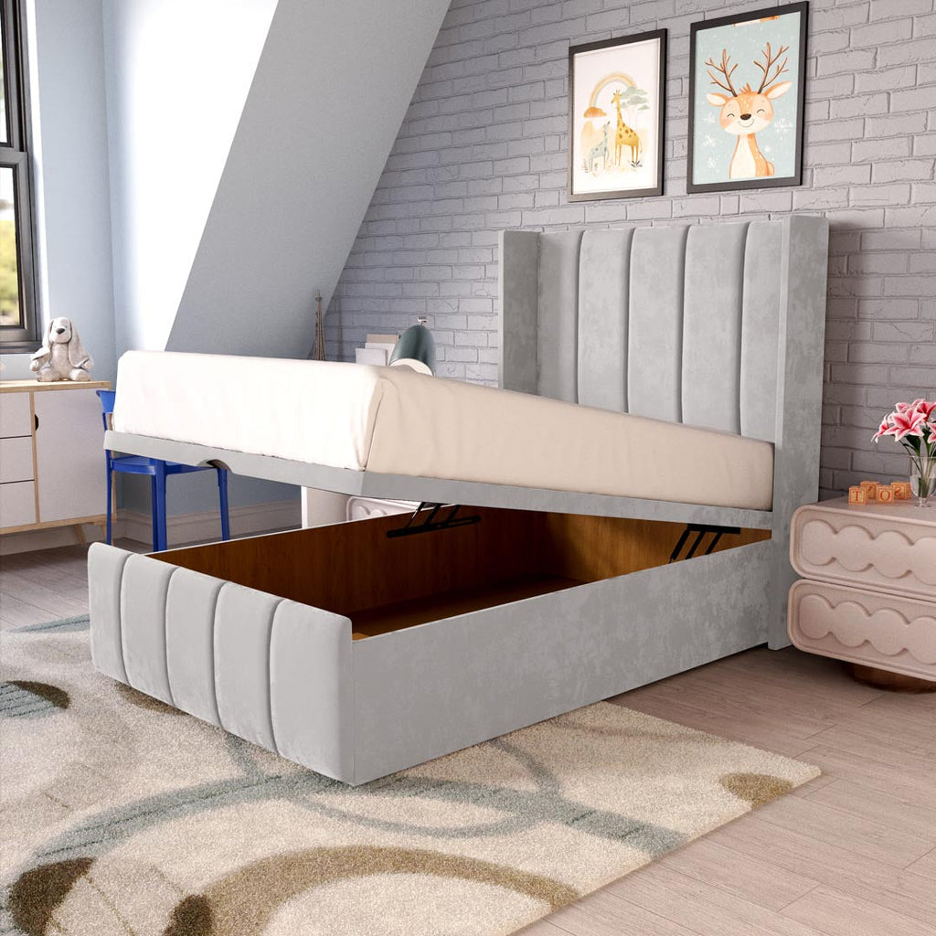 Cidra Kids Wingback Ottoman Divan Bed
