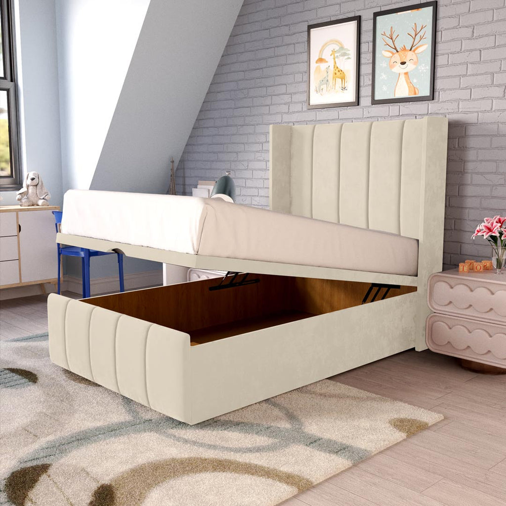 Cidra Kids Wingback Ottoman Divan Bed