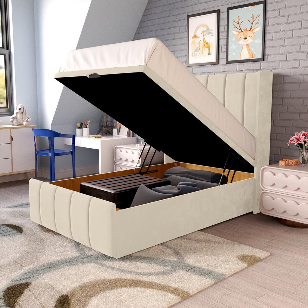 Cidra Kids Wingback Ottoman Divan Bed