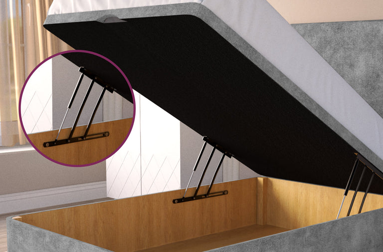 Gas-Lift Opening Mechanism