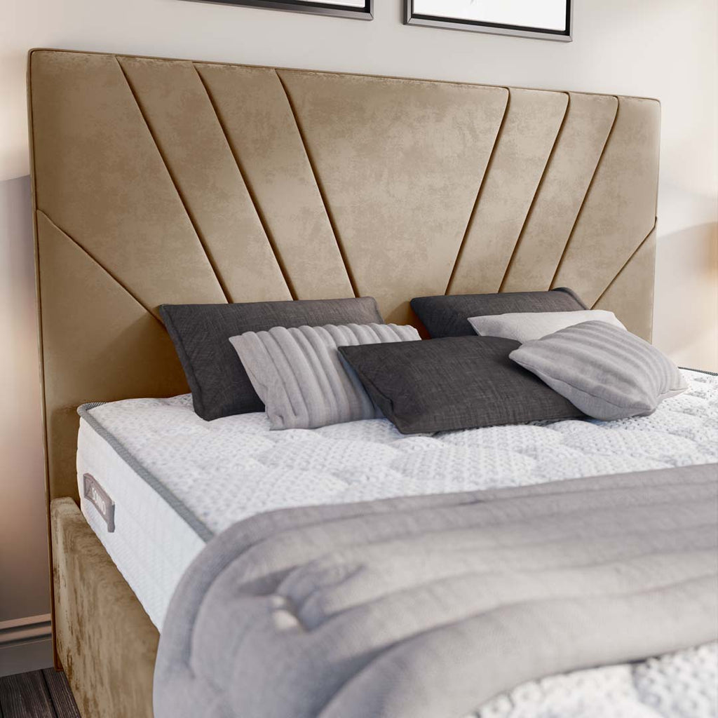 Fiji Sunrise Upholstered Ottoman Bed