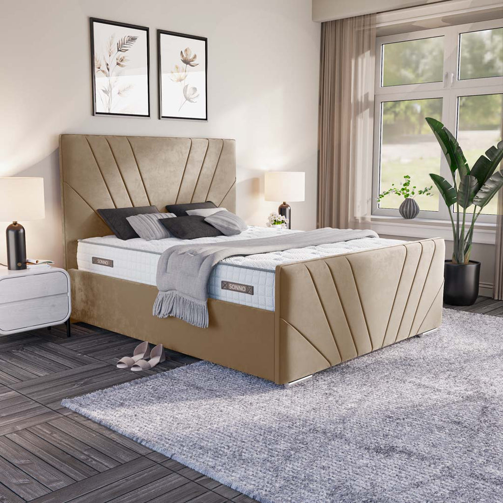Fiji Sunrise Upholstered Ottoman Bed