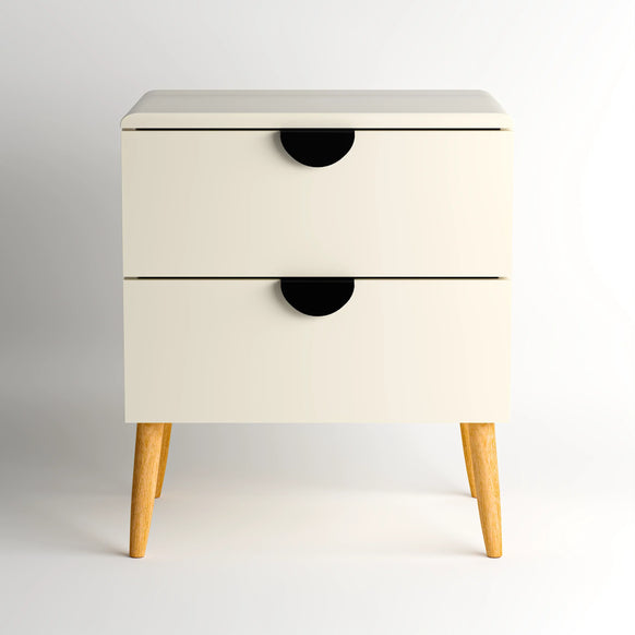 Florence Bedside Table - Taupe