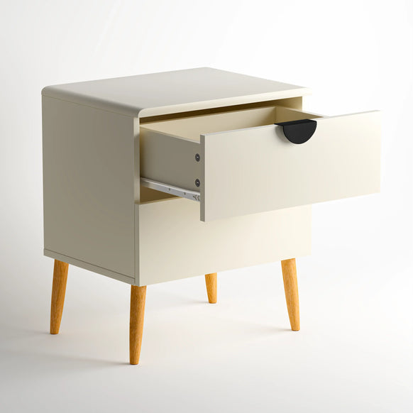 Florence Bedside Table - Taupe