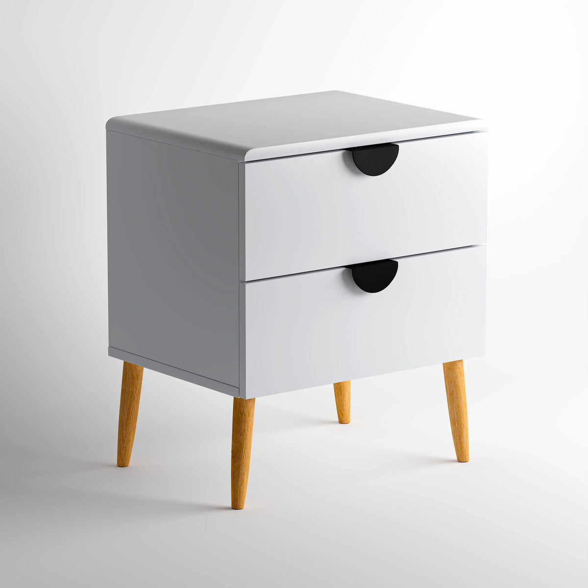Florence Bedside Table - White
