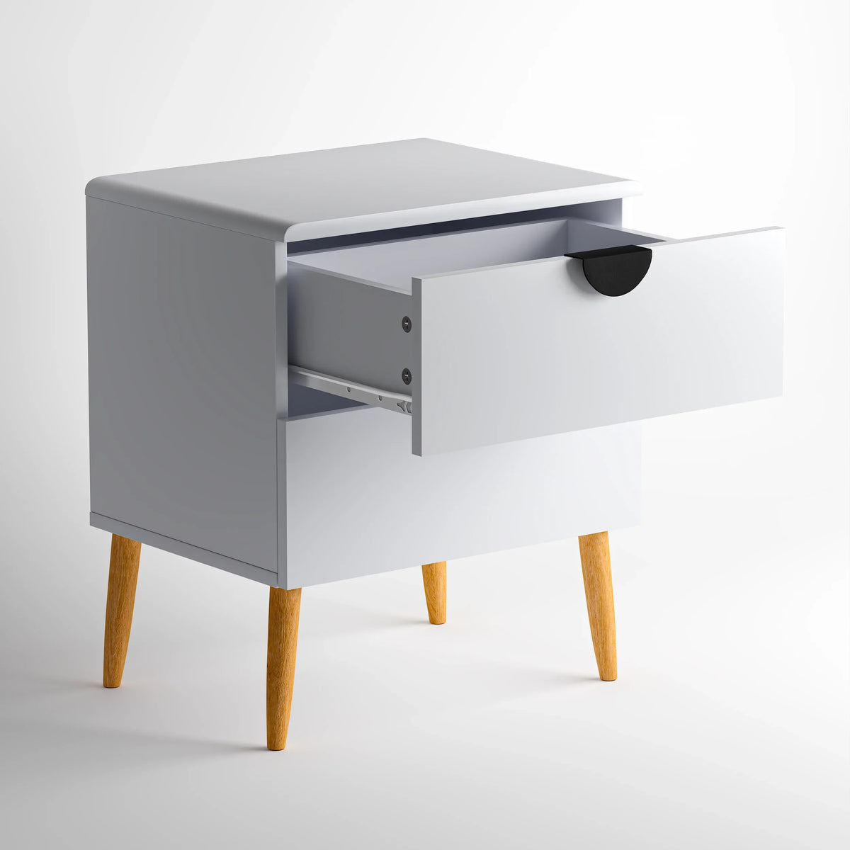 Florence Bedside Table - White