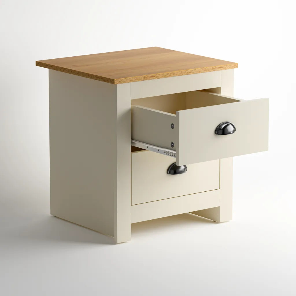 Chelsea Bedside Table - Taupe