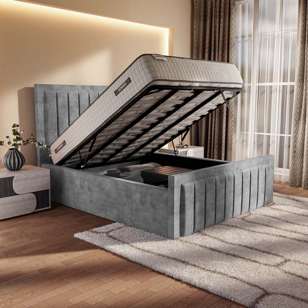 Hamilton Upholstered Ottoman Bed